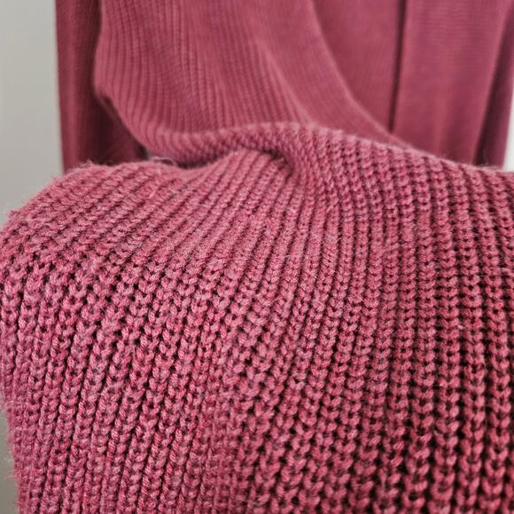 Lululemon Cashlu Sweater Wrap Heathered Mulled Cardigan Wine M/L - Picture 9 of 16